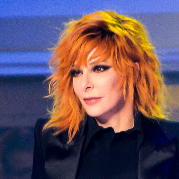 Mylène Farmer lors du dernier défilé de mode Haute-Couture printemps-été 2020 "Jean-Paul Gaultier" au théâtre du Châtelet à Paris, France, le 22 janvier 2020. crédit Veeren/BestImage