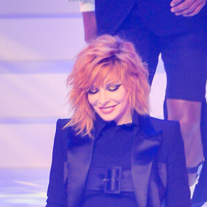 Mylène Farmer lors du dernier défilé de mode Haute-Couture printemps-été 2020 "Jean-Paul Gaultier" au théâtre du Châtelet à Paris, France, le 22 janvier 2020. crédit Veeren/BestImage