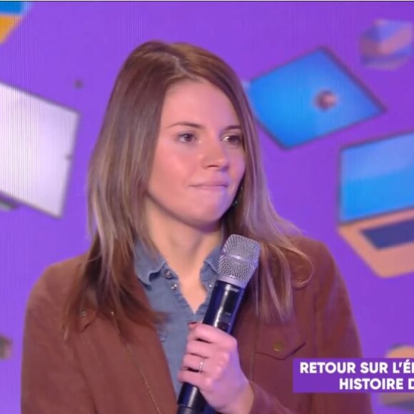 Camille des "12 Coups de midi" s'est mariée et a reçu de beaux cadeaux dans "Touche pas à mon poste", le 23 janvier 2020, sur C8