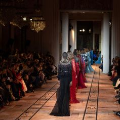 Défilé Zuhair Murad, collection Haute Couture printemps-été 2020, à l'Hôtel Potocki. Paris, le 22 janvier 2020.