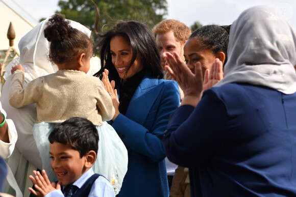 Doria Ragland, la mère de Meghan Markle, le prince Harry, duc de Sussex - Meghan Markle reçoit les femmes qui apparaissent dans le livre de recettes ""Together, our community cookbook"" au palais Kensington à Londres le 20 septembre 2018.