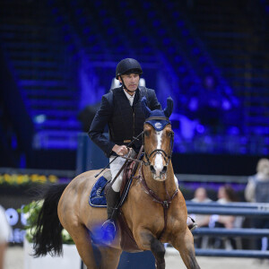 Nicolas Canteloup - Compétition équestre, jumping, Longines Masters de Paris à Villepinte, le 5 décembre 2019. © Pierre Perusseau / Bestimage