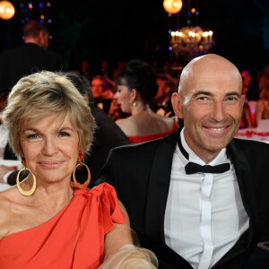 Exclusif - Véronique Jannot, Nicolas Canteloup et Iris Mittenaere - Enregistrement de l'émission "Les 20 ans du Plus Grand Cabaret du Monde" dans la Salle des Etoiles à Monaco, qui sera diffusée le 16 juin sur France 2, dont le parrain est A.Delon. Le 1 juin 2018. © A.Bahi-B.Bebert / Bestimage
