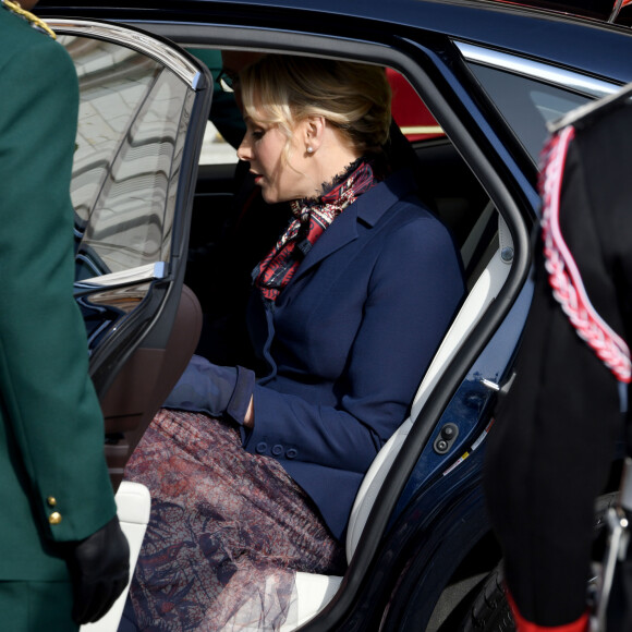 Le prince Albert II de Monaco et sa femme la princesse Charlene ont assisté à la traditionnelle messe durant la célébration de la Sainte Dévote, Sainte patronne de Monaco, à Monaco le 27 janvier 2020. © Bruno Bebert/Bestimage