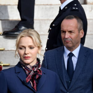 Le prince Albert II de Monaco et sa femme la princesse Charlene ont assisté à la traditionnelle messe durant la célébration de la Sainte Dévote, Sainte patronne de Monaco, à Monaco le 27 janvier 2020. © Bruno Bebert/Bestimage