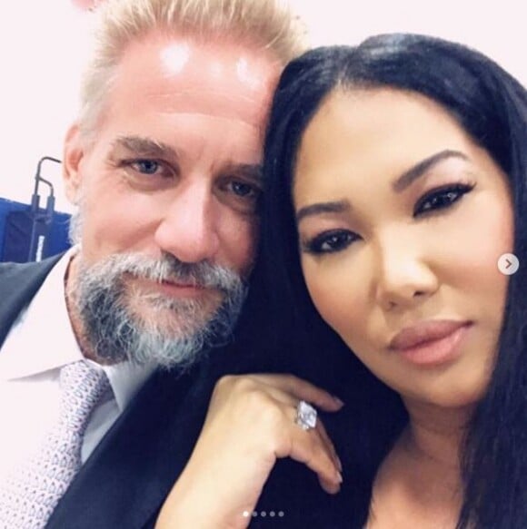 Kimora Lee Simons et son mari Tim Leissner. Juin 2019.