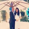 Sur Instagram, Kimora Lee Simmons enceinte avec son mari Tim Leissner le 24 février 2015