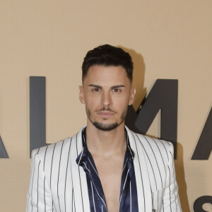 Baptiste Giabiconi - Photocall du défilé de mode Homme automne-hiver 2020/2021 "Balmain" à Paris. Le 17 janvier 2020 © Veeren Ramsamy-Christophe Clovis / Bestimage