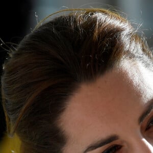 Kate Middleton, duchesse de Cambridge, lors d'un atelier organisé par le programme hospitalier de la National Portrait Gallery à l'Evelina Children's Hospital à Londres, Royaume Uni, le 28 janvier 2020.