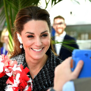 Kate Middleton, duchesse de Cambridge, lors d'un atelier organisé par le programme hospitalier de la National Portrait Gallery à l'Evelina Children's Hospital à Londres, Royaume Uni, le 28 janvier 2020.