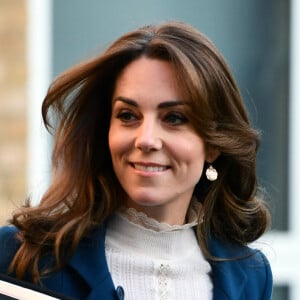 Kate Middleton, duchesse de Cambridge, visite la crèche et le jardin d'enfants de Leyf Stockwell Gardens à Londres, Royaume Uni, le 29 janvier 2020.