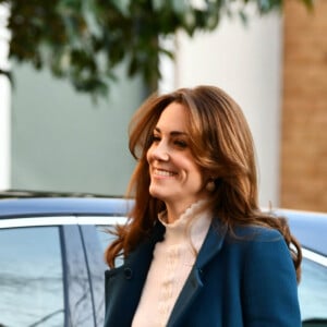 Kate Middleton, duchesse de Cambridge, visite la crèche et le jardin d'enfants de Leyf Stockwell Gardens à Londres, Royaume Uni, le 29 janvier 2020.