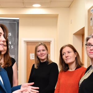 Kate Middleton, duchesse de Cambridge, visite la crèche et le jardin d'enfants de Leyf Stockwell Gardens à Londres, Royaume Uni, le 29 janvier 2020.