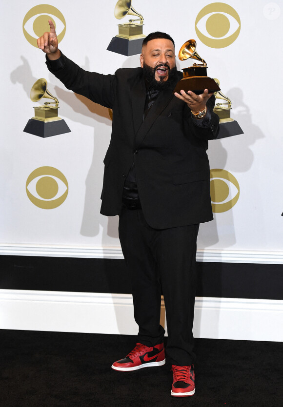 DJ Khaled assiste aux 62e Grammy Awards au Staples Center. Los Angeles, le 26 janvier 2020.