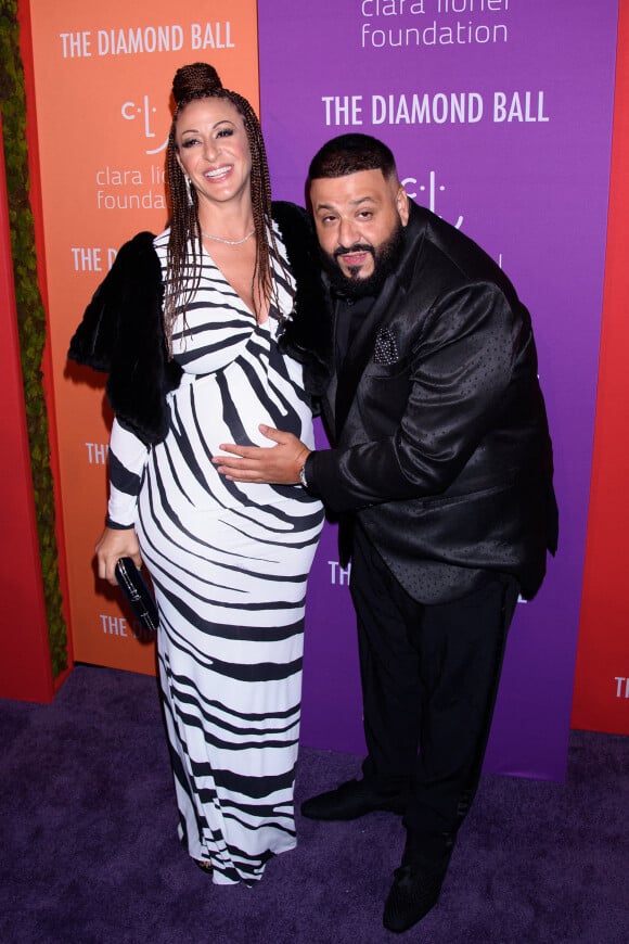 Nicole Tuck, enceinte, et DJ Khaled assistent au Diamond Ball à Cipriani Wall Street. New York City, le 12 septembre 2019.