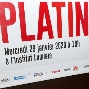 Michel Platini - 7e Festival Sport, Littérature et Cinéma à l'Institut lumière à Lyon le 29 janvier 2020.