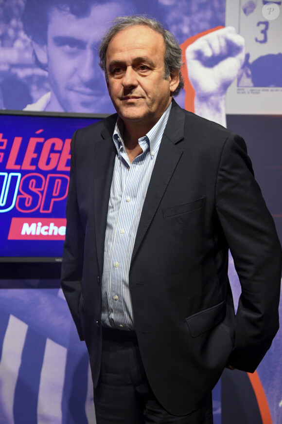 Michel Platini, l'un des plus grands joueurs de l'histoire du football mondial est invité au Musée National du Sport à Nice pour un hommage le consacrant en tant que première Légende du sport , distinction honorifique, réservée aux plus grands sportifs français. Le 22 novembre 2019. © Lionel Urman / Panoramic / Bestimage