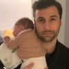 Lorik Cana présente sa fille Enkeleida, son deuxième enfant avec sa femme Monica après Boiken, leur fils né en 2015. Photo Instagram publiée le 30 janvier 2020.