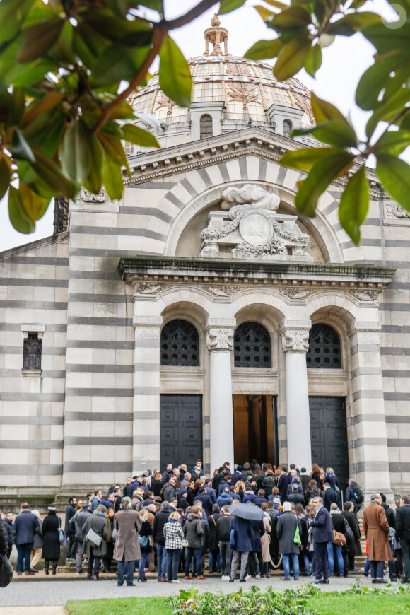 Semi-exclusif - Illustration - Obsèques de Sébastien Demorand à la Coupole du crématorium du cimetière du Père-Lachaise à Paris, France, le 31 janvier 2020.
