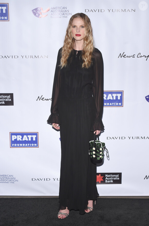 Anne Vyalitsyna assiste à la soirée des "American Australian Association Arts Awards" à New York, le 30 janvier 2020.