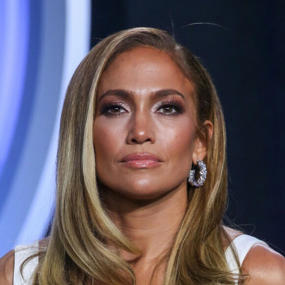 Shakira et Jennifer Lopez en conférence lors de la mi-temps du Pepsi Super Bowl à Miami, le 30 janvier 2020.