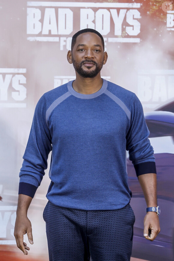 Will Smith - Photocall du film "Bad Boys For Life" au Villamagna Hotel à Madrid. Le 8 janvier 2020.