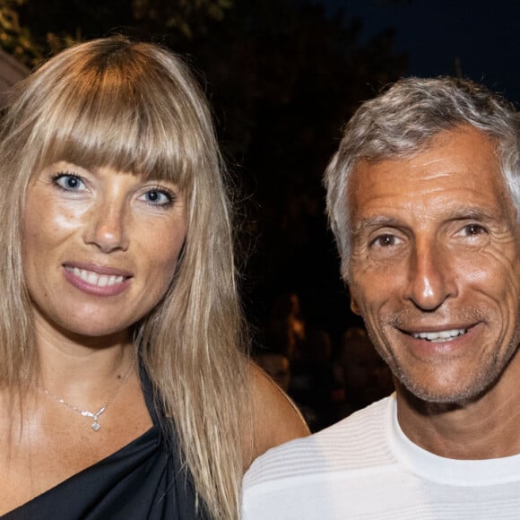 Exclusif - Mélanie Page et son mari Nagui avant le concert "Depardieu Chante Barbara" au Festival de Ramatuelle, France, le 11 août 2019. © Cyril Bruneau/Festival de Ramatuelle/Bestimage