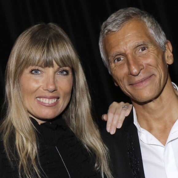 Nagui et sa femme Mélanie Page lors de la 31e cérémonie des Molières 2019 aux Folies Bergère à Paris, France, le 13 mai 2019. © Cédric Perrin/Bestimage