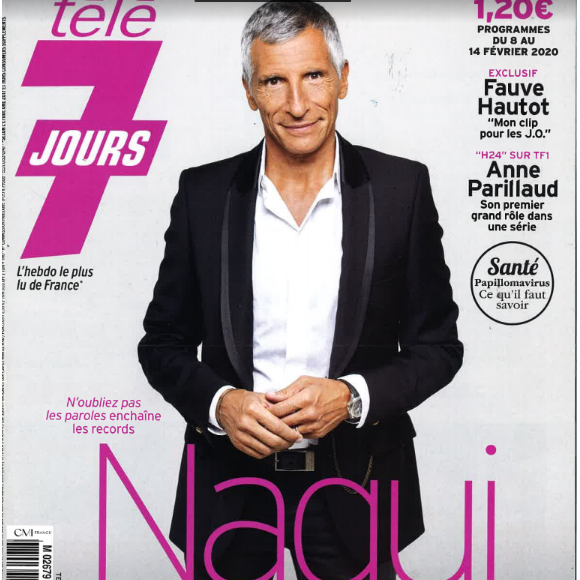Couverture du prochain numéro du magazine "Télé 7 jours" en kiosques le 8 février 2020