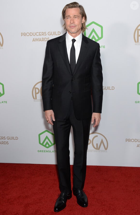 Brad Pitt - Photocall de la 31e édition des "Producers Guild Awards (PGA)" à Los Angeles le 18 janvier 2020.