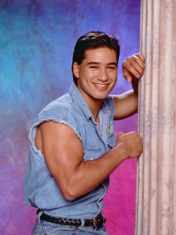 Mario Lopez, à l'époque de "Sauvés par le gong", 1993.