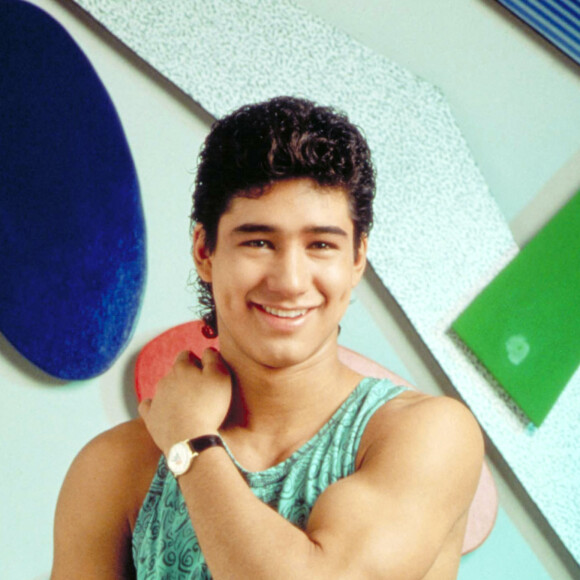 Mario Lopez, à l'époque de la première saison de "Sauvés par le gong", 1989.