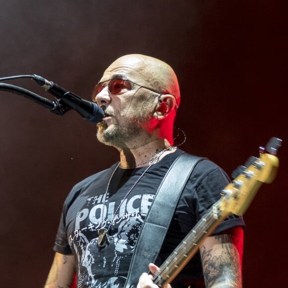 Pascal Obispo en concert lors du festival "Printemps de Pérouges" à Saint-Vulbas, le 28 juin 2019.