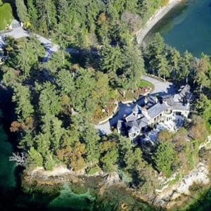 La maison "Mille Fleurs" qu'occupent le prince Harry, Meghan Markle et leur fils Archie sur l'île de Vancouver, au Canada, depuis la fin d'année 2019.