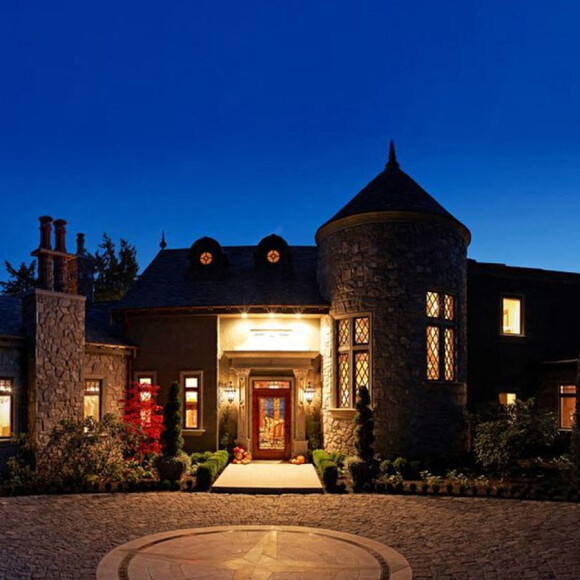La maison "Mille Fleurs" qu'occupent le prince Harry, Meghan Markle et leur fils Archie sur l'île de Vancouver, au Canada, depuis la fin d'année 2019.