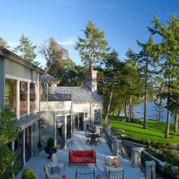La maison "Mille Fleurs" qu'occupent le prince Harry, Meghan Markle et leur fils Archie sur l'île de Vancouver, au Canada, depuis la fin d'année 2019.