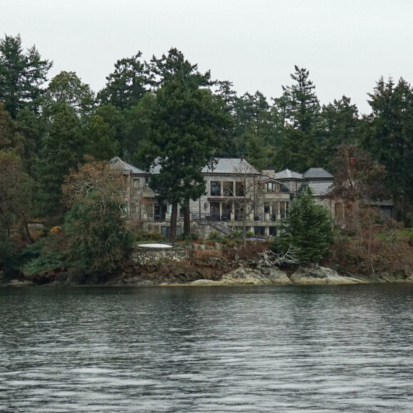 La maison "Mille Fleurs" qu'occupent le prince Harry, Meghan Markle et leur fils Archie sur l'île de Vancouver, au Canada, depuis la fin d'année 2019.