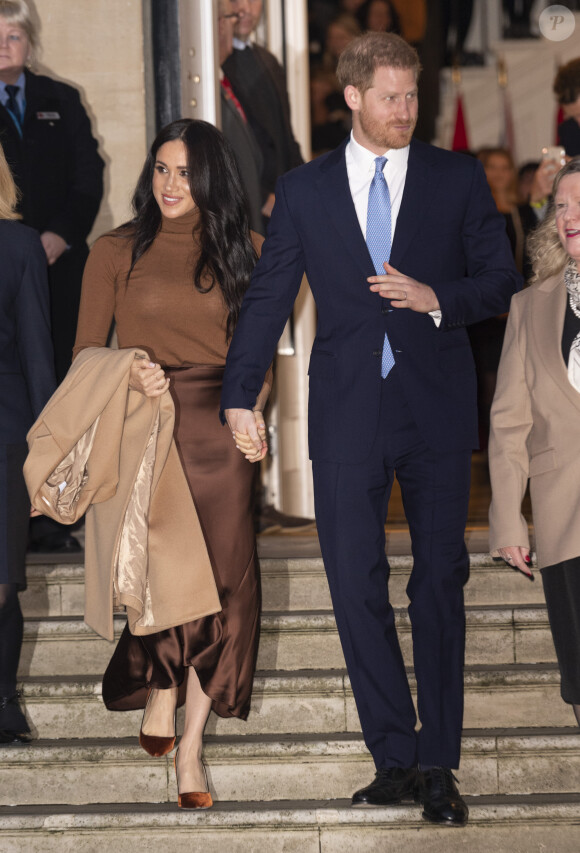 Meghan Markle, duchesse de Sussex, et le prince Harry, duc de Sussex, ont honoré leur premier engagement de l'année, en se rendant à la Canada House à Londres. Le 7 janvier 2020