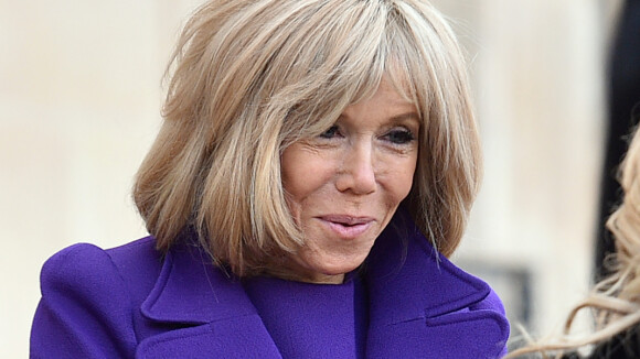 Brigitte Macron, mutine en indigo pour l'épouse du président Argentin