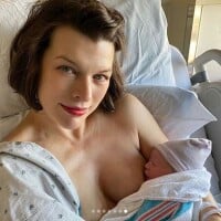 Milla Jovovich : Nouvelles photos avec son bébé Osian et sa fille aînée, Ever