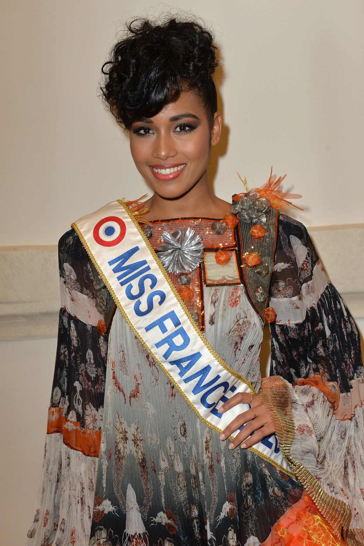 Photo : Clémence Botino (Miss France 2020) lors du photocall du dernier