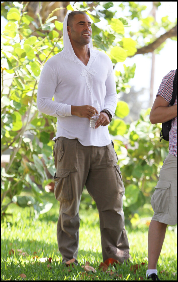 Sofiane (Star Academy 4) - Tournage de l'émission "Les Anges de la télé réalité 2" à Miami 20/04/11