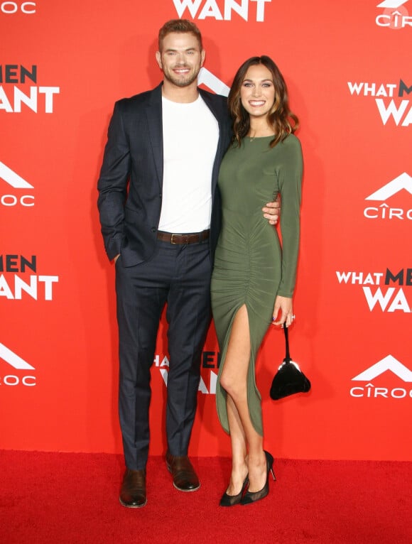 Kellan Lutz et son épouse Brittany Gonzales à la première du film "What Men Want" au Regency Village Theatre de Los Angeles. Le 28 janvier 2019.