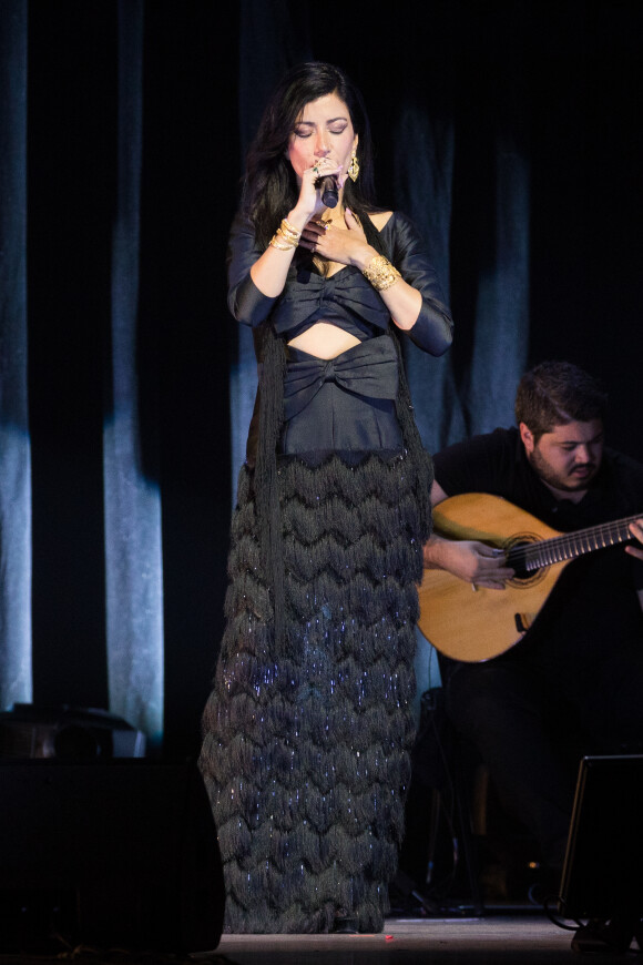 Exclusif - Ana Moura en concert au Grand Rex à Paris le 1er février 2020. © Tiziano Da Silva/Bestimage