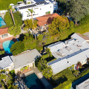 Exclusif - Vues aériennes de la maison de Kirk Douglas à Los Angeles, le 6 février 2020.