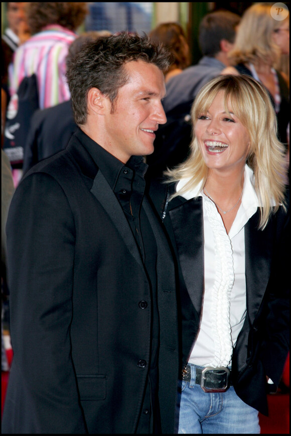 Benjamin Castaldi et Flavie Flament le 5 septembre 2006 à Paris.