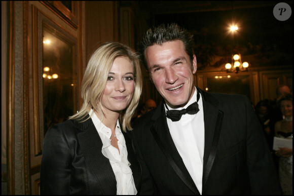 Benjamin Castaldi et Flavie Flament le 30 janvier 2006.