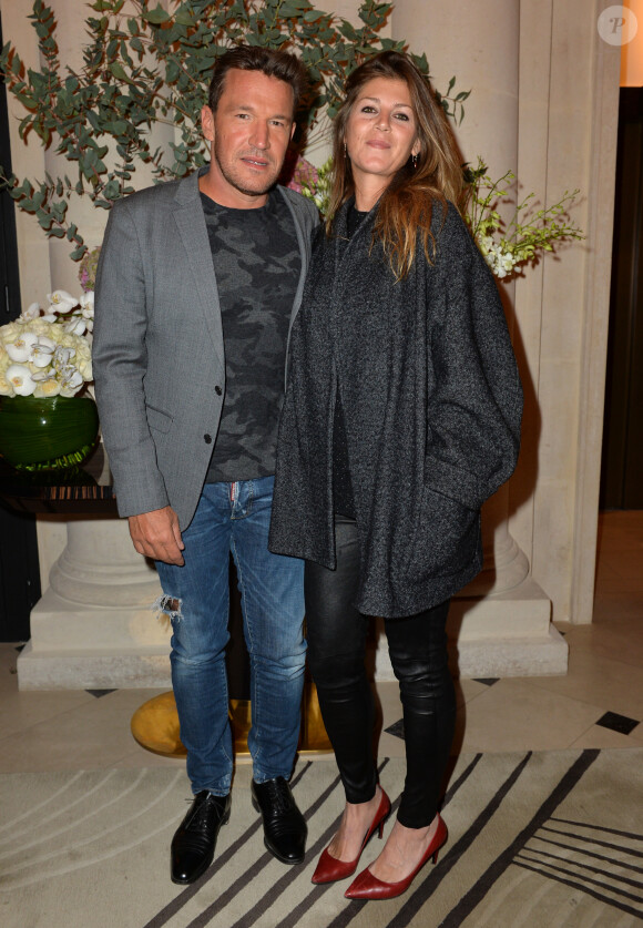 Benjamin Castaldi et sa femme Aurore Aleman - Inauguration du nouvel hôtel 5 parisien au coeur du Triangle d'Or "Les Jardins du Faubourg" à Paris le 10 septembre 2019. © Veeren/Bestimage09/09/2019 - Paris
