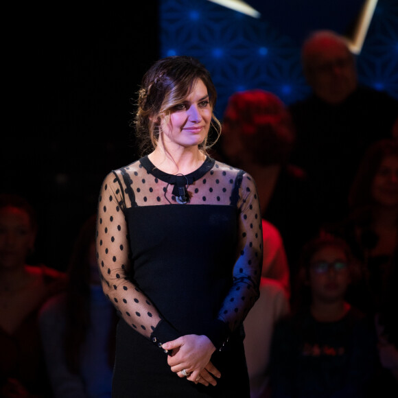 Exclusif - Laëtitia Milot - Enregistrement de l'émission "La Boîte à secrets 3" à Paris, présentée par F.Bollaert, et qui sera diffusée le 7 février sur France 3. Le 22 janvier 2020 © Tiziano Da Silva / Bestimage