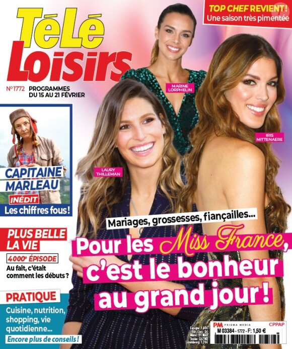 Nouvelle couverture du magazine "Télé Loisirs" en kiosques lundi 10 février 2020